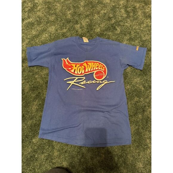 VINTAGE NASCAR T SHIRT KYLE PETTY HOT WHEELS RACING 1998 SIZE L  2‎ Sided - Picture 1 of 7